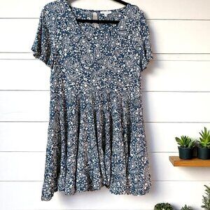 BOHO Tunic Top Dress Patrons of Peace WORN ONCE Made in India Sz M